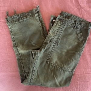 Womens Free People Cargo Style Pant